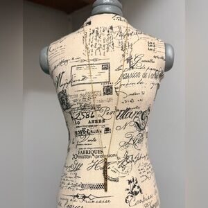 MANTRABAND | “My Story Is Not Over Yet” Pillar Bar Necklace (Gold)